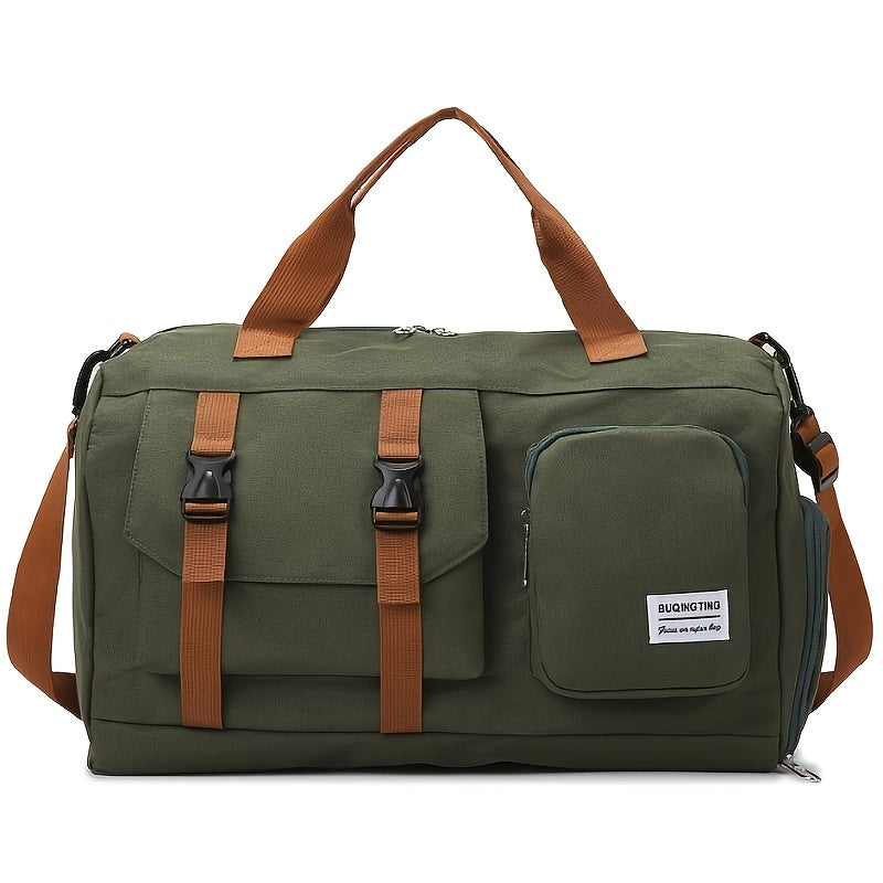 Large Capacity Travel Duffel Bag – Waterproof Weekender Gym & Carry-On Bag