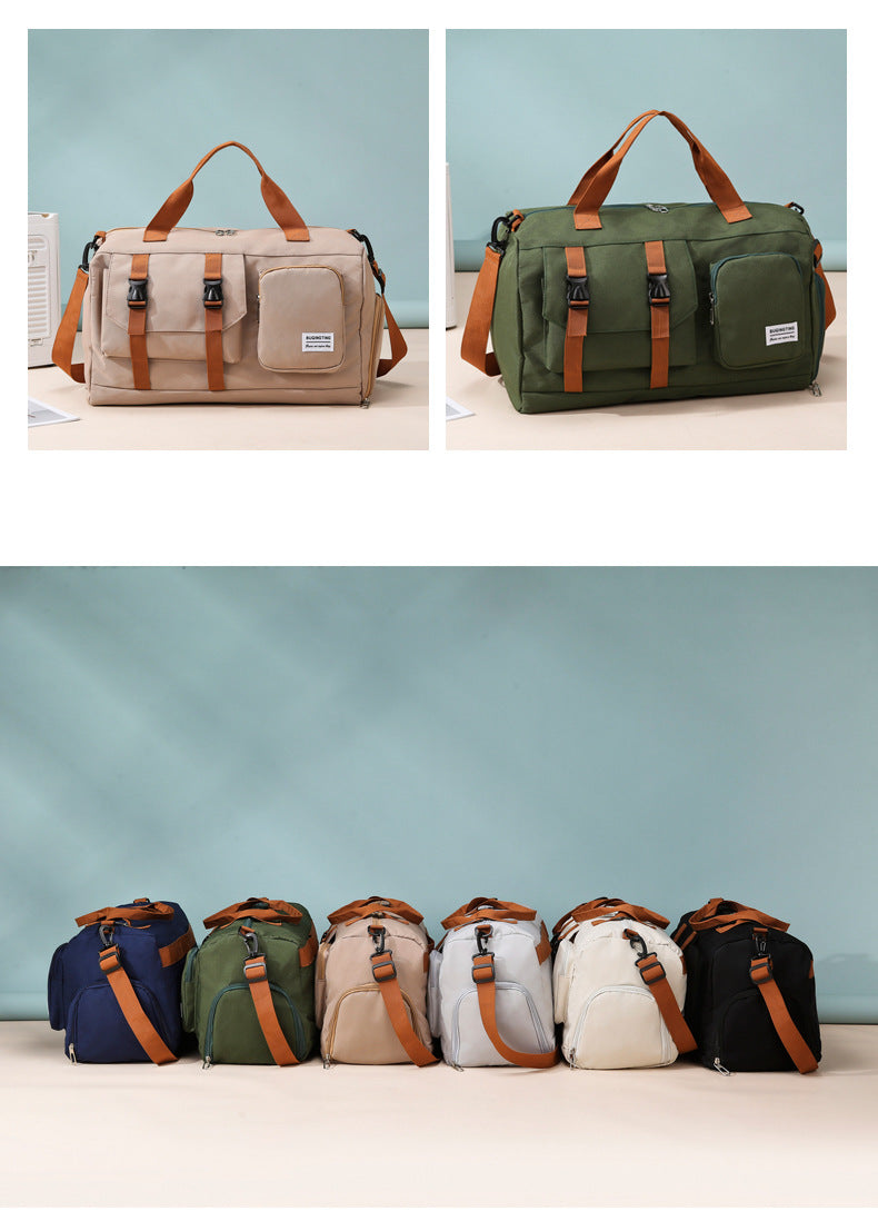 Large Capacity Travel Duffel Bag – Waterproof Weekender Gym & Carry-On Bag
